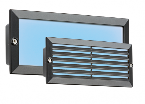 Click Here To Enlarge This Photo Of LED Recessed Brick Light 5W Black Fascia