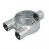 25mm Galvanised Y Box (3 Way)