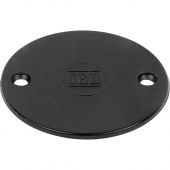 25mm Black PVC Conduit Lid