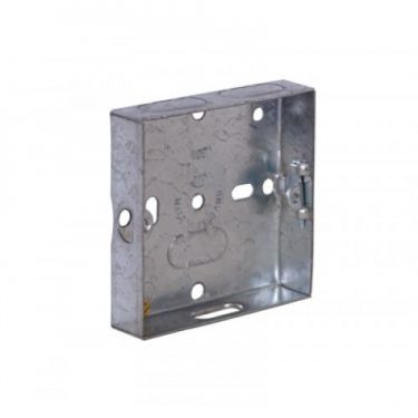 Click Here To Enlarge This Photo Of 16mm 1 Gang Metal Back Box