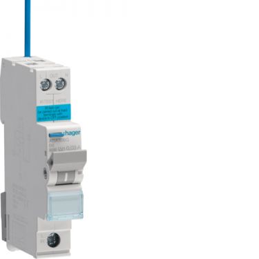 Click Here To Enlarge This Photo Of Hager ADA306G 6A Reduced Height Type B RCBO