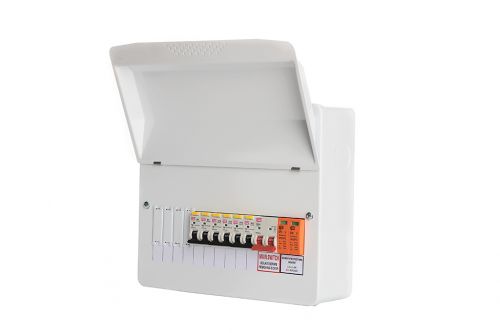 Click Here To Enlarge This Photo Of Fusebox F1010MX 10 Way Consumer Unit With Type 2 SPD