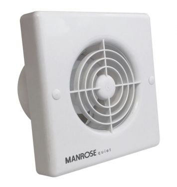 Click Here To Enlarge This Photo Of Manrose QF100T Quiet Timer Extractor Fan