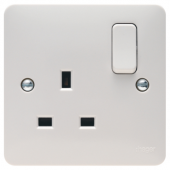Hager Sollysta 13A 1Gang DP Switched Socket WMSS81