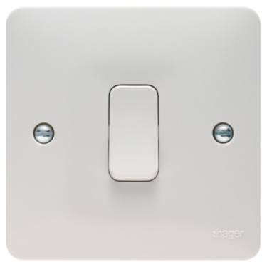 Click Here To Enlarge This Photo Of Hager Sollysta 10AX Intermediate Wall Switch WMPS16