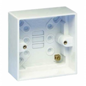 Hager Sollysta Surface Single Moulded Box 46mm WMPB1/46