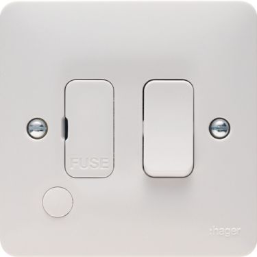 Click Here To Enlarge This Photo Of Hager Sollysta 13A Fused Connection Unit Switched Flex Outlet WMSSU83FO