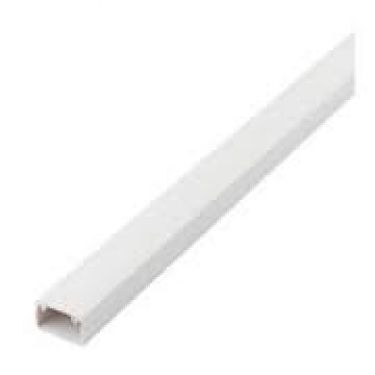 Click Here To Enlarge This Photo Of 16mmx16mm White PVC Self Adhesive Mini Trunking 3M