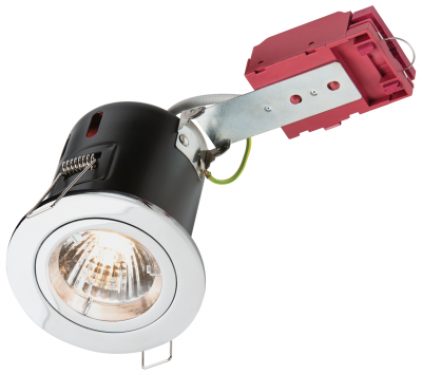 Click Here To Enlarge This Photo Of ML Knightsbridge 230V 50W Fixed GU10 IC Fire-Rated Downlights