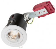 ML Knightsbridge 230V 50W Fixed GU10 IC Fire-Rated Downlights