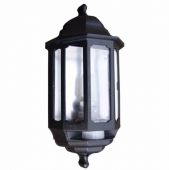 ASD Half Lantern Black With PIR 60W