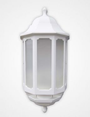 Click Here To Enlarge This Photo Of ASD Half Lantern White With PIR 60W